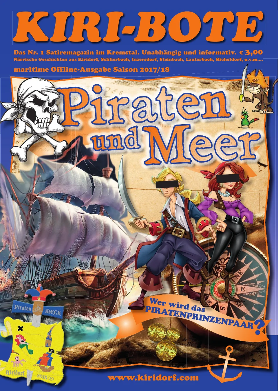 Titelseite des Kiriboten 2017/2018