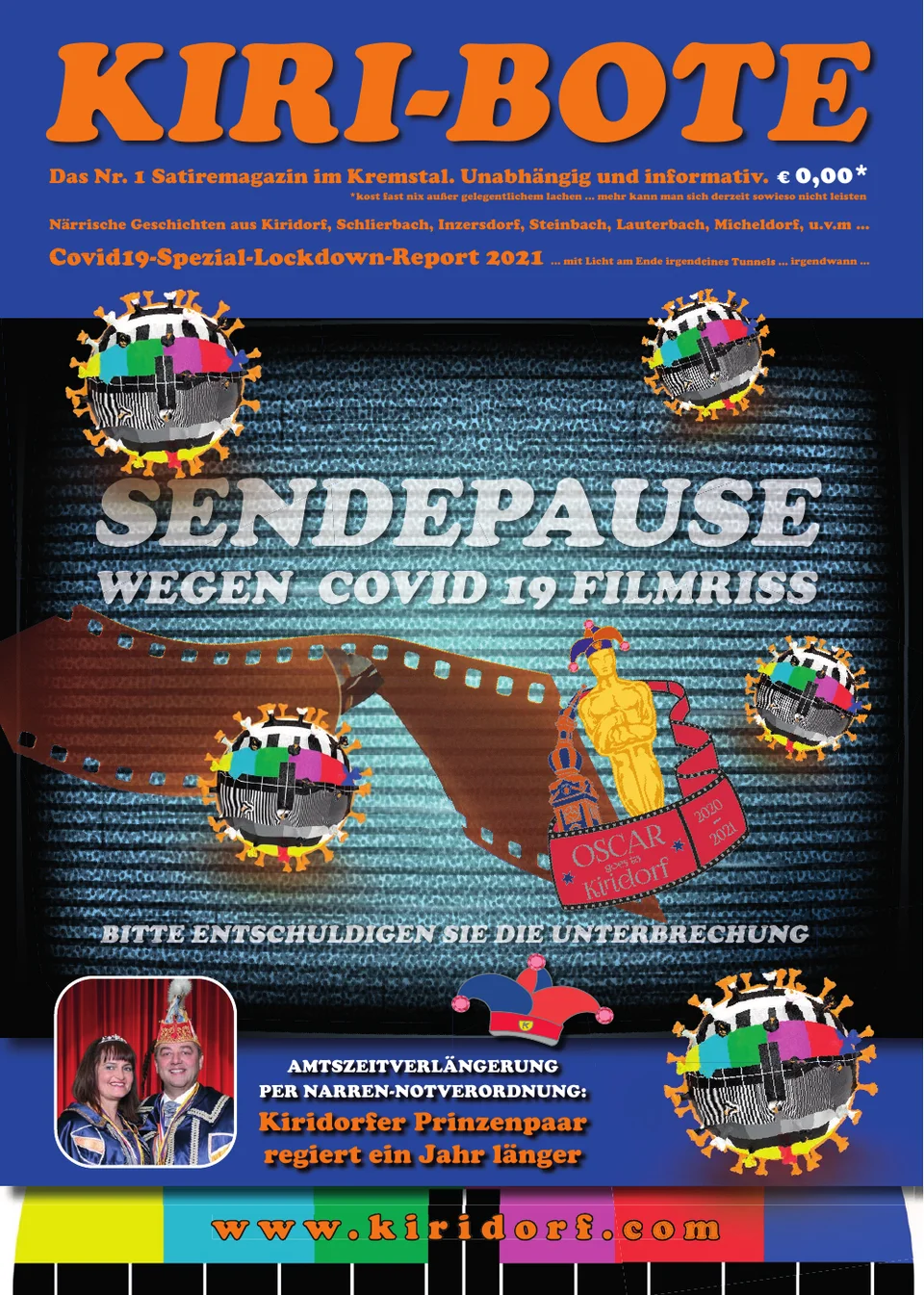 Titelseite des Kiriboten 2020/2021