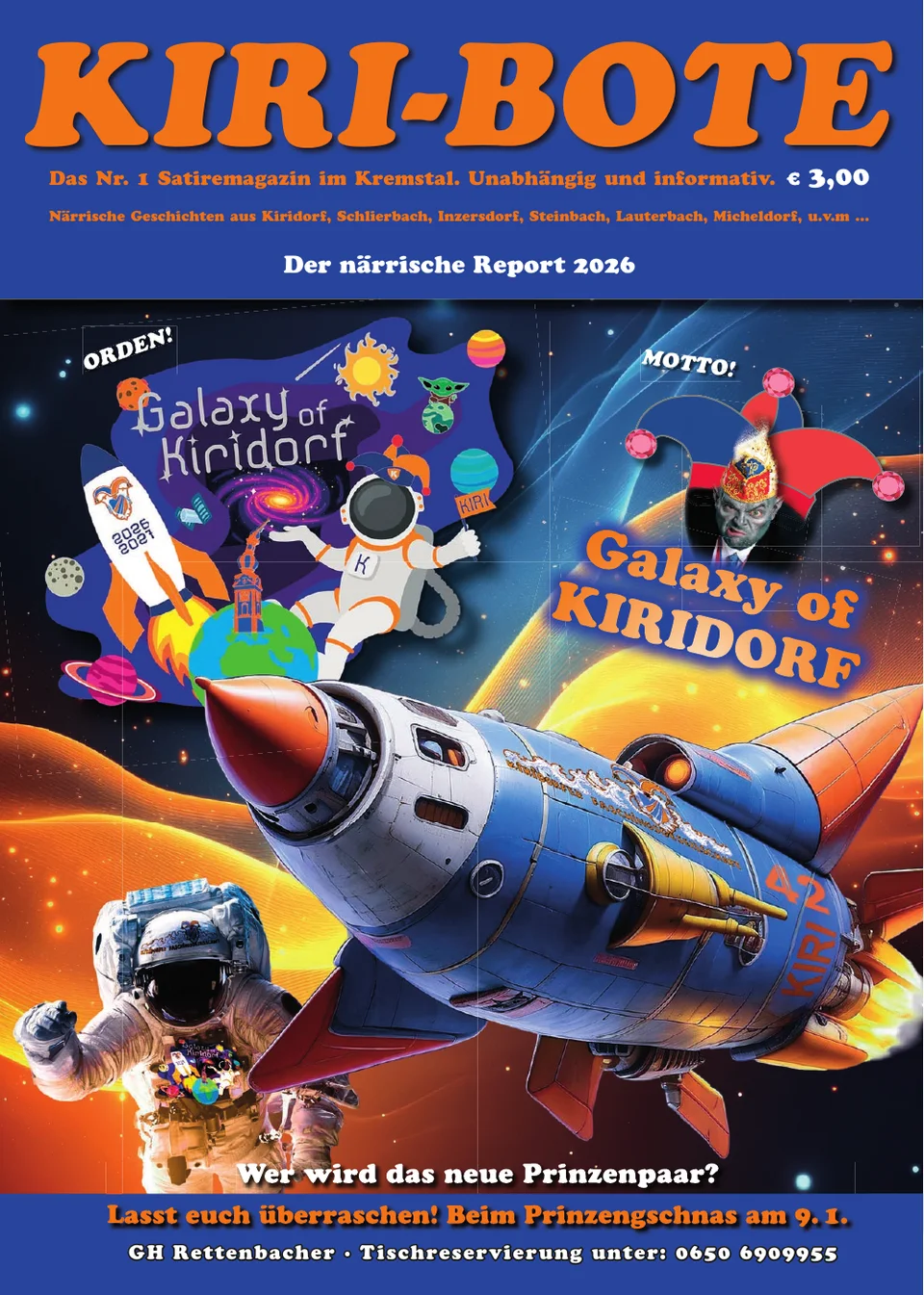 Titelseite des Kiriboten 2025/2026